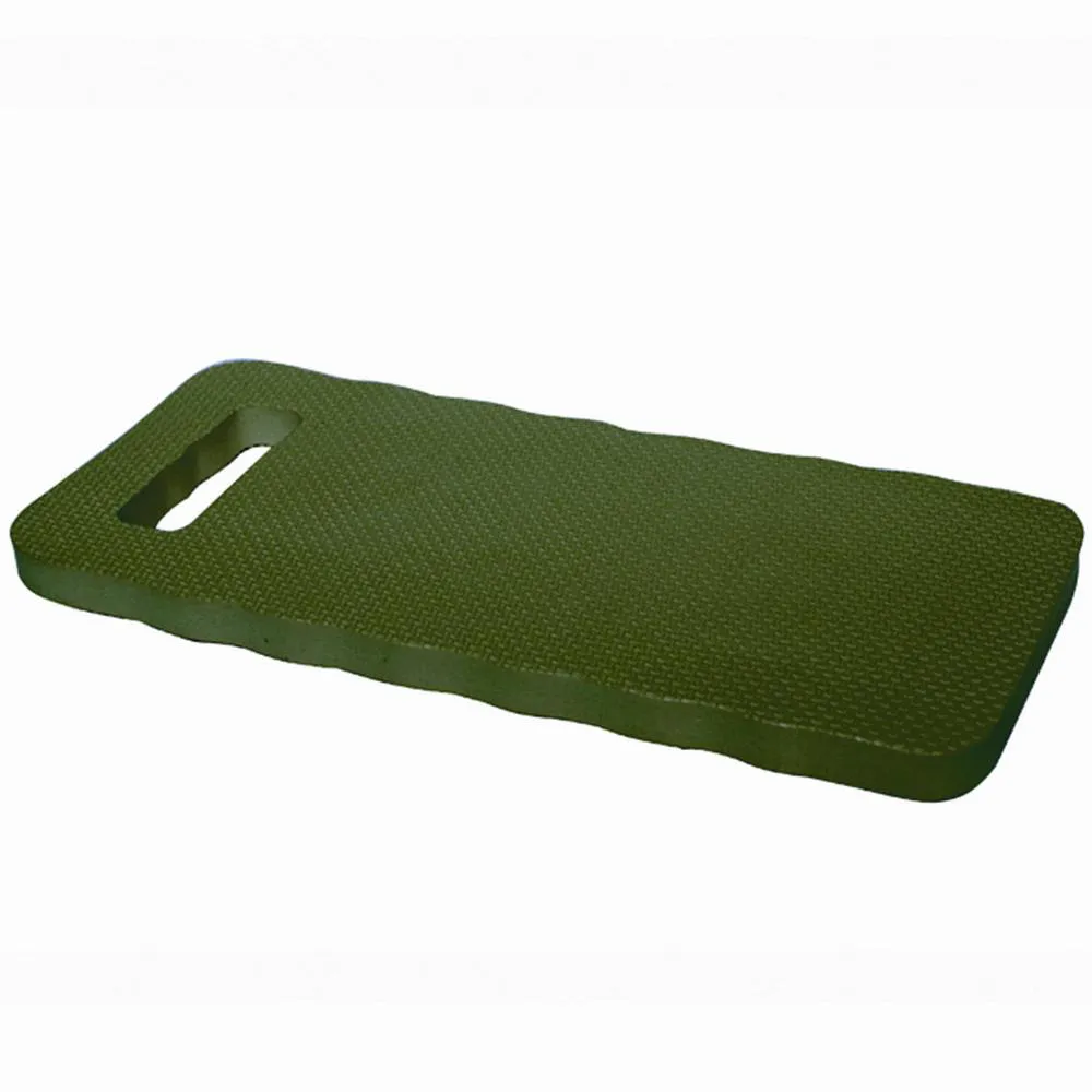 Kniekissen aus Hartschaum, Maße: 39x17x1,9cm, Farbe: grün