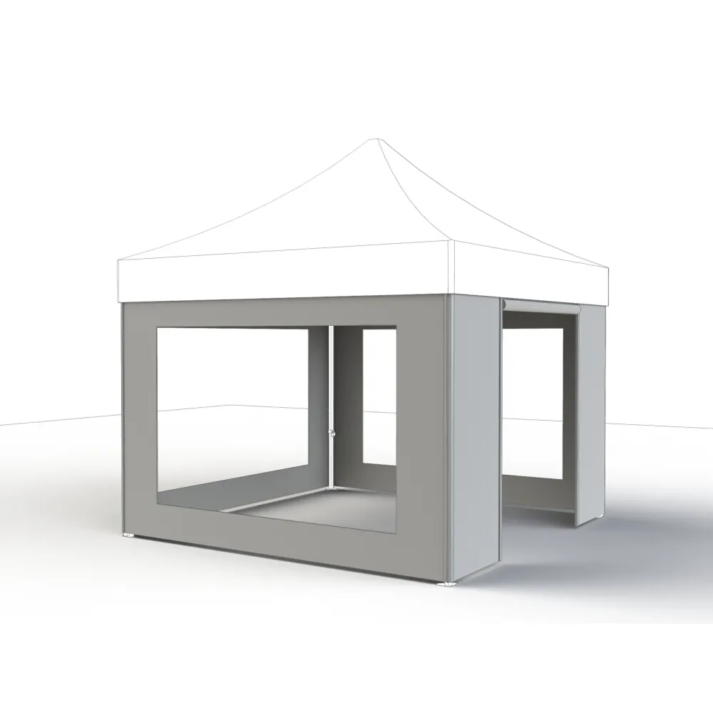 Ersatzteile | Seitenteile weiß Pavillon Pro 3x3m ...