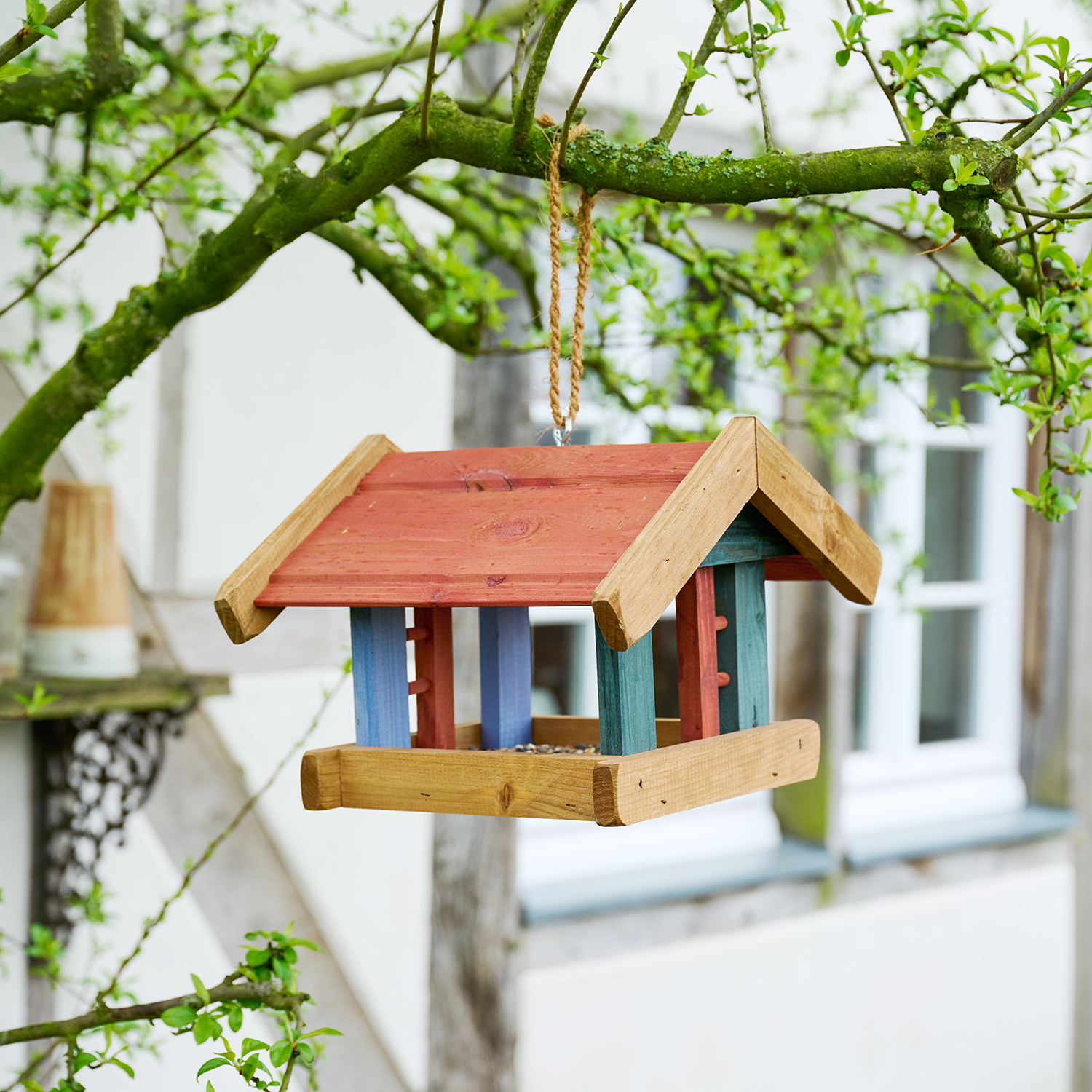 Vogelhäuser | Vogelhaus Kai aus Holz massiv | SIE...