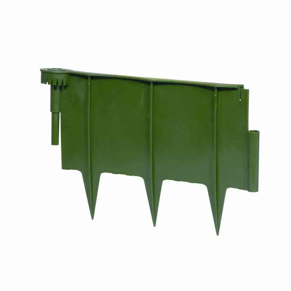 Schneckenschutzzaun aus Kunststoff, 4-teilig, Farbe: grün, 4-tlg., grün, Kunststoff