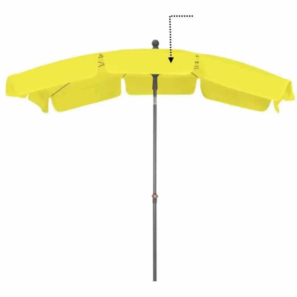 Bezug gelb zu Tropico Schirm 210x140 cm