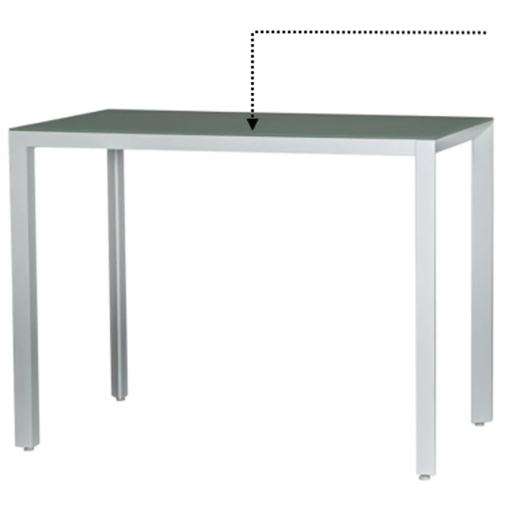 Ersatzteile | Tischplatte Lardo Bartisch 140x80 cm...