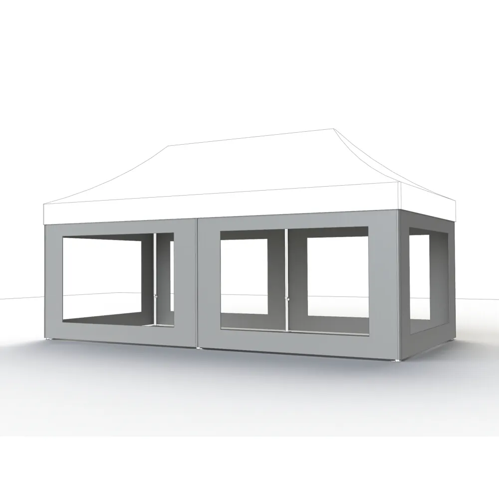 Ersatzteile | Seitenteile weiß Pavillon Pro 3x6m ...