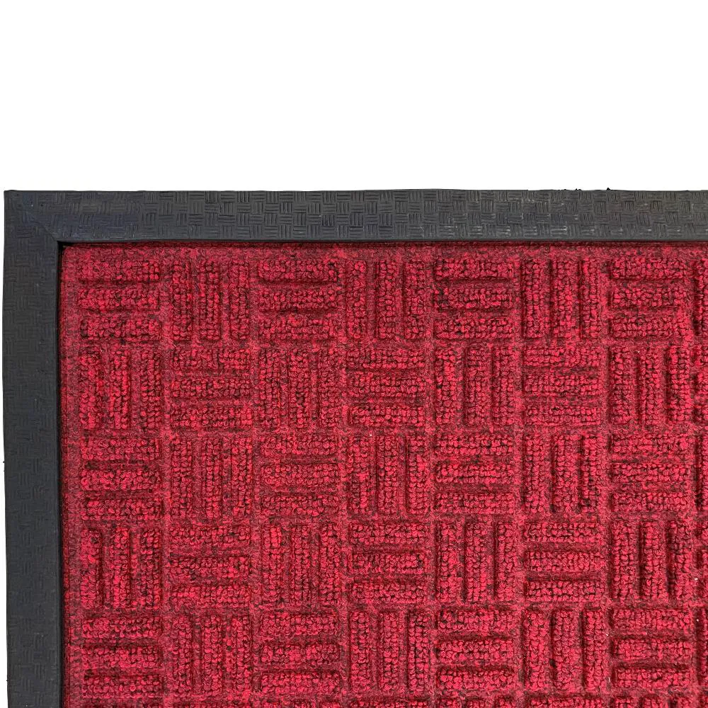 Fußmatte | Außenmatte Quadro 45 x 75 cm rot | SI...