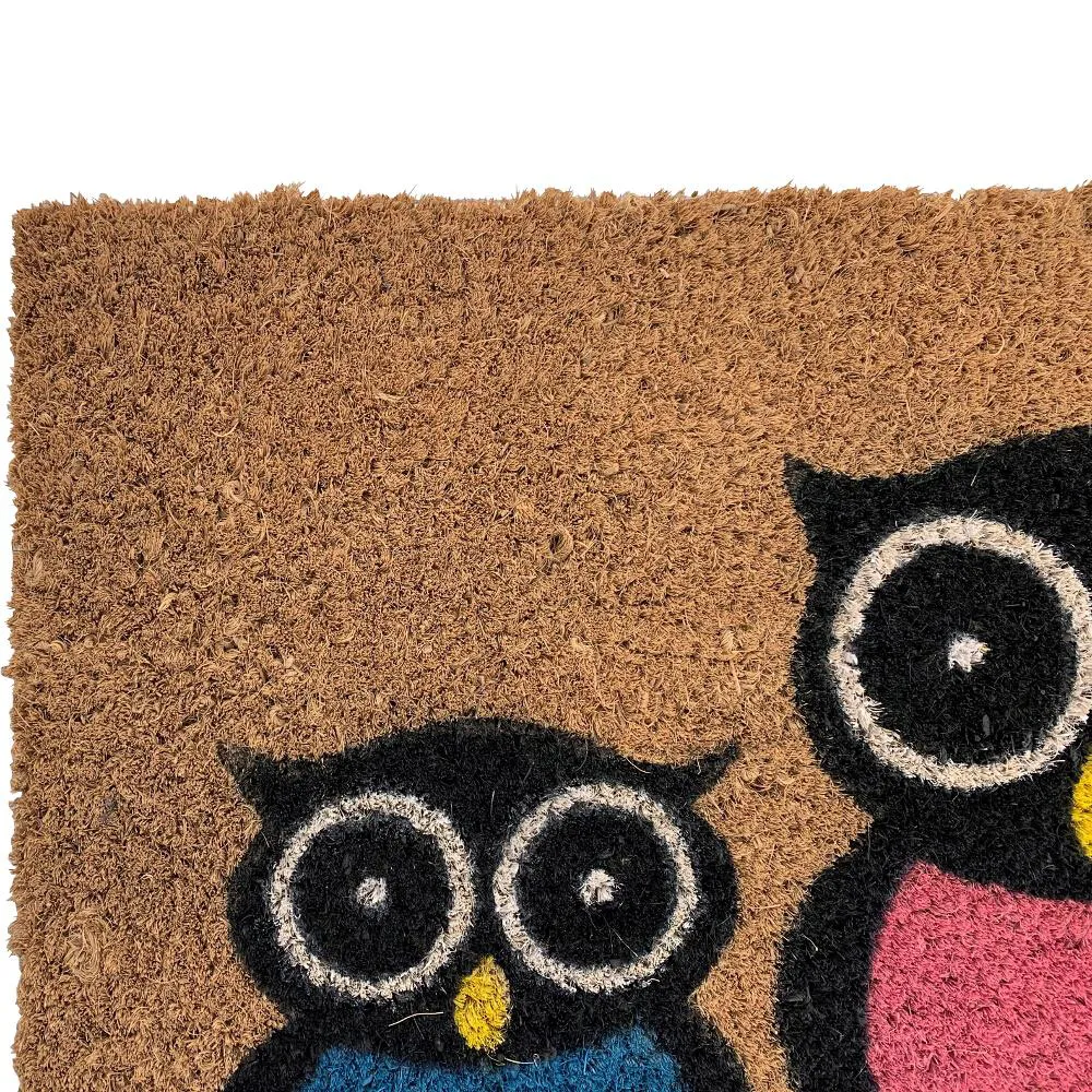 Fußmatten | Kokosmatte Coco Owls 40 x 60 cm | SIE...