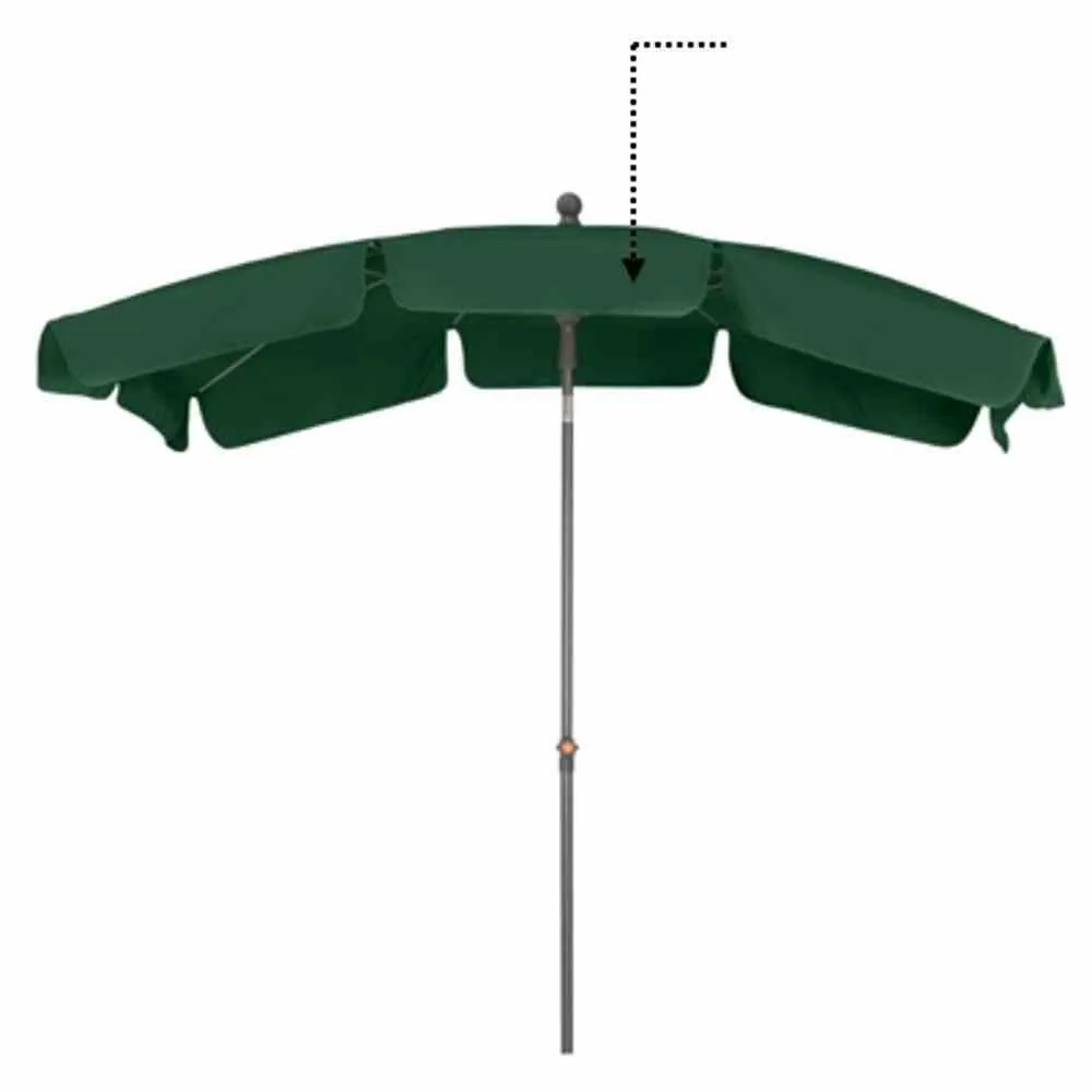 Bezug grün zu Tropico Schirm 210x140 cm