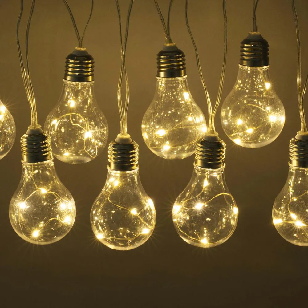 Solarlampen | Solar-Lichterkette Bulb Gartenlampe ...